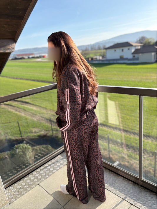 Ensemble Jogging Léopard