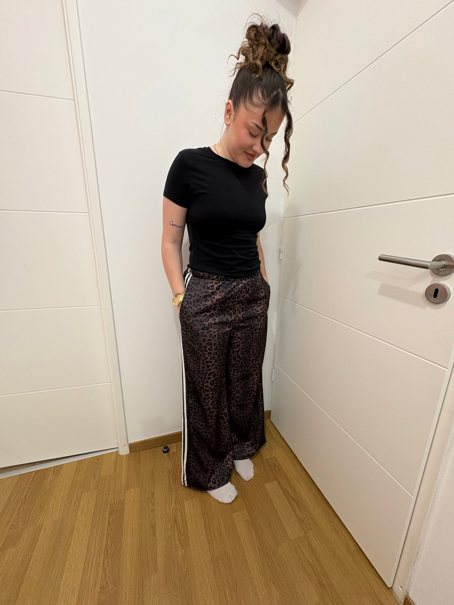 Pantalon Jogging Léopard