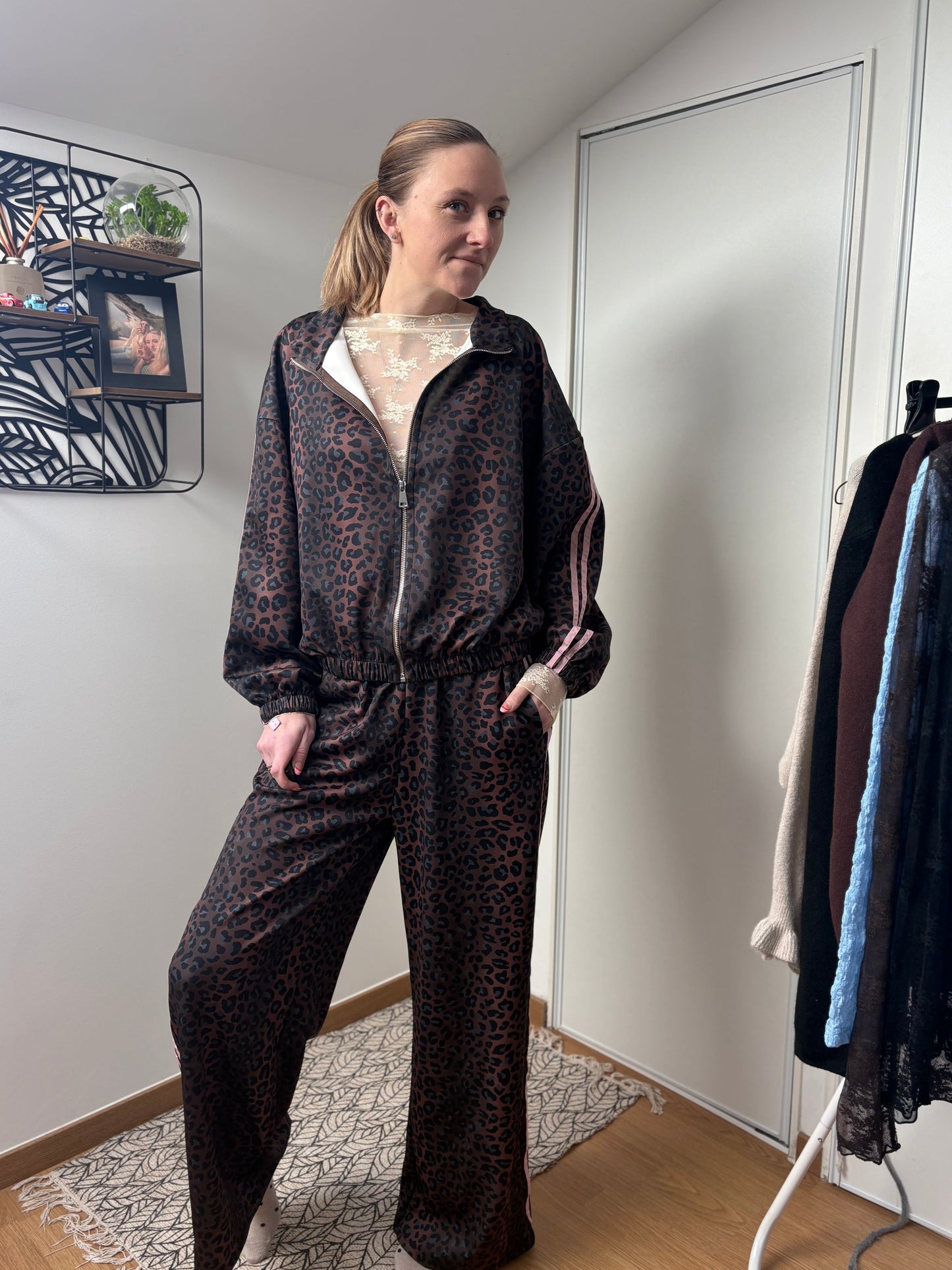 Ensemble Jogging Léopard