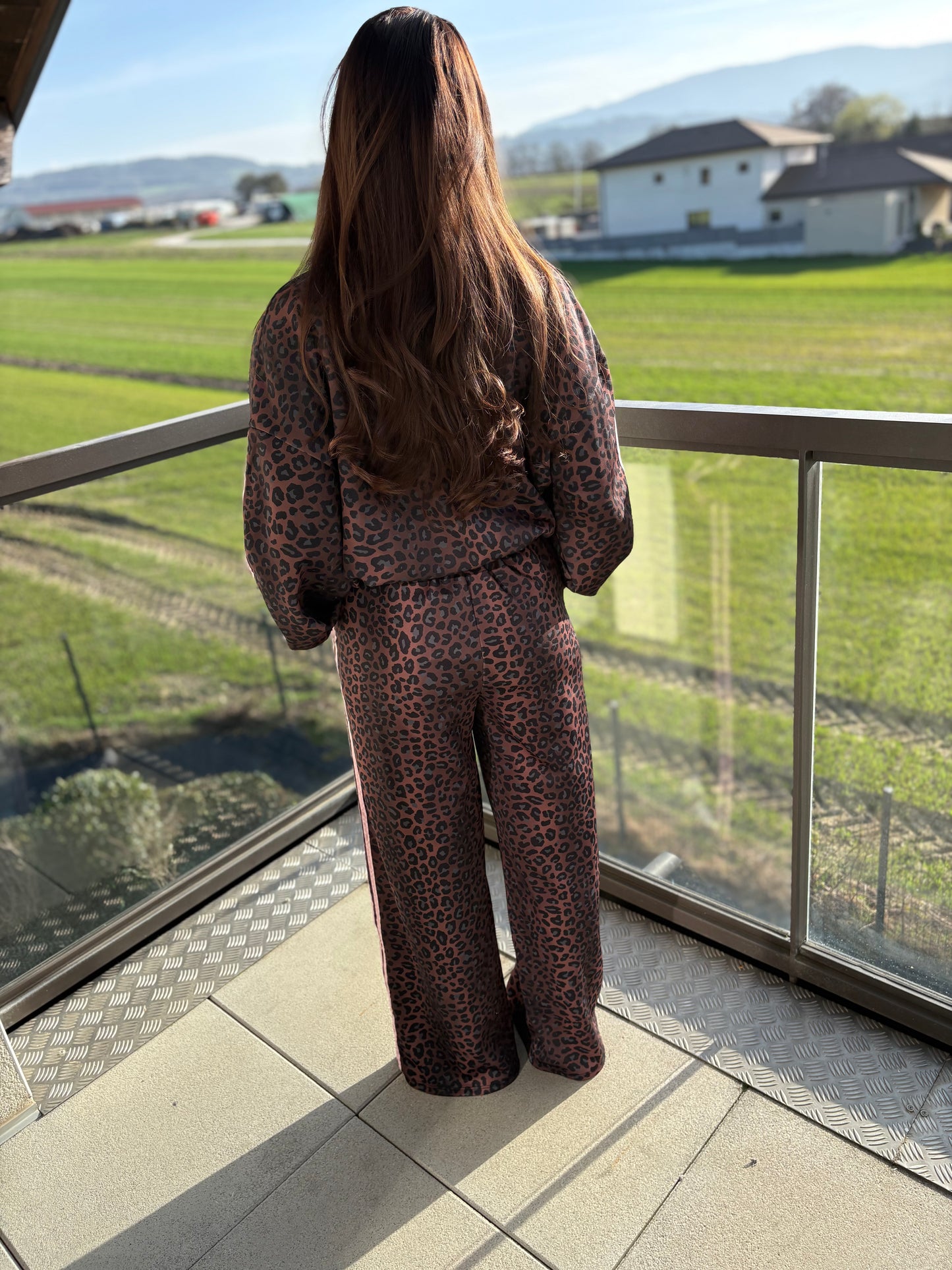 Ensemble Jogging Léopard