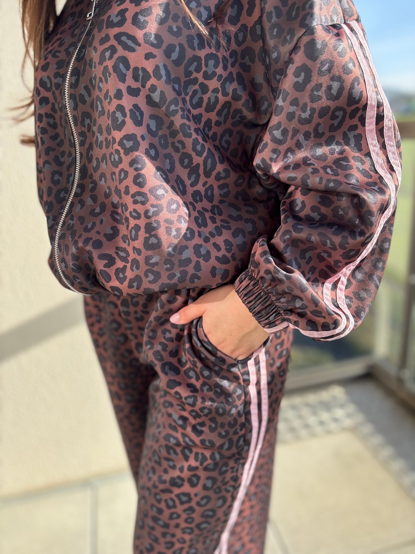 Ensemble Jogging Léopard