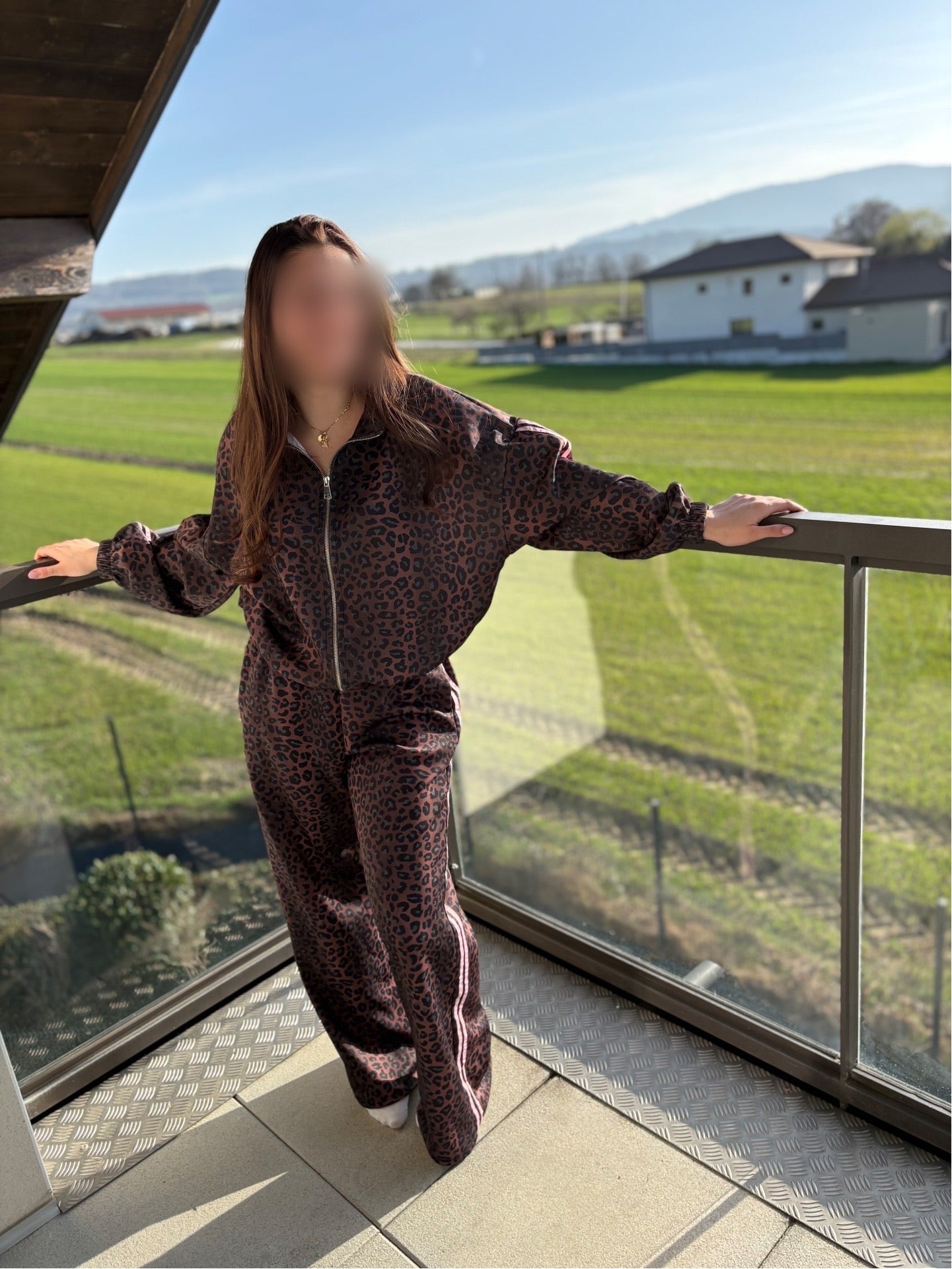 Ensemble Jogging Léopard